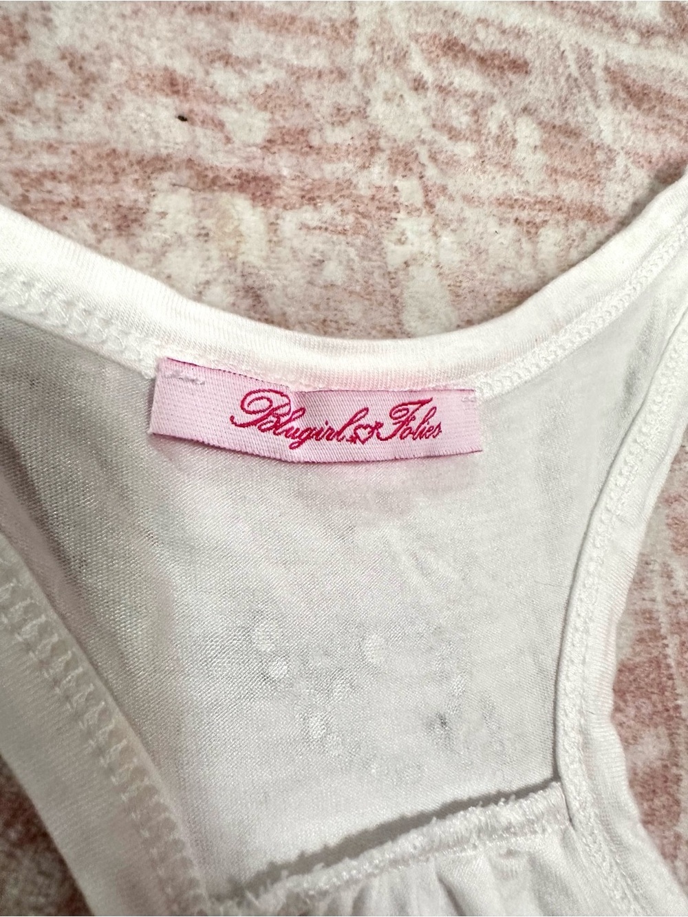 Blugirl Folies 💎 Y2K Vintage Crystal Embellished Tank Top - Picture 6 of 14